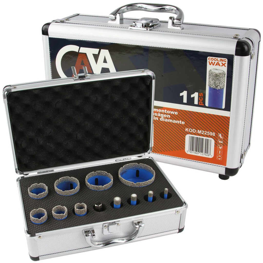 Set freze diamantate 6 - 68 mm, carote diamantate pentru bormasina si flex - Bjc tools