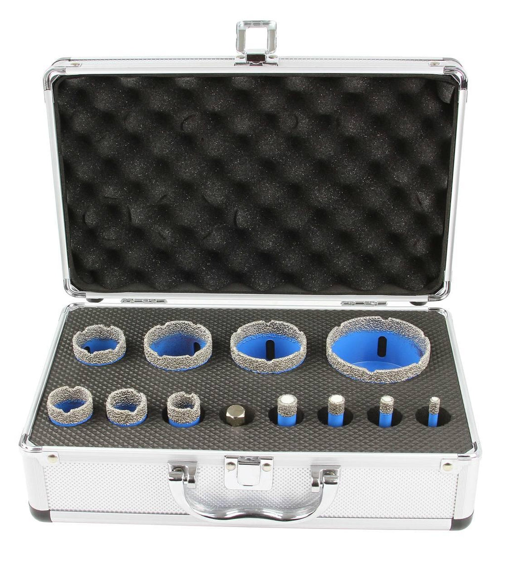 Set freze diamantate 6 - 68 mm, carote diamantate pentru bormasina si flex - Bjc tools