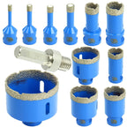 Set freze diamantate 6 - 68 mm, carote diamantate pentru bormasina si flex - Bjc tools