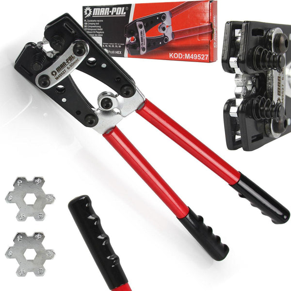 Cleste sertizat papuci cabluri 6 - 50 mm - Bjc tools