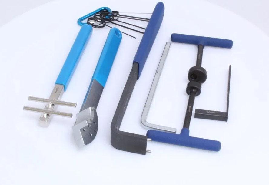 Trusa tensionare montare demontare role curele distributie Volkswagen Audi Fiat Renault Peugeot - Bjc tools