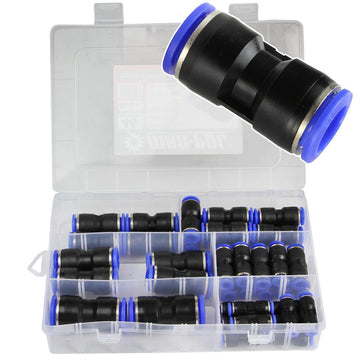 set conectori rapizi pt furtun aer plastic 4-16mm 40 buc