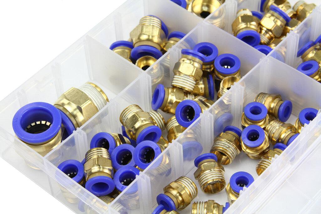 Set conectori rapizi pneumatici 72 piese - Bjc tools