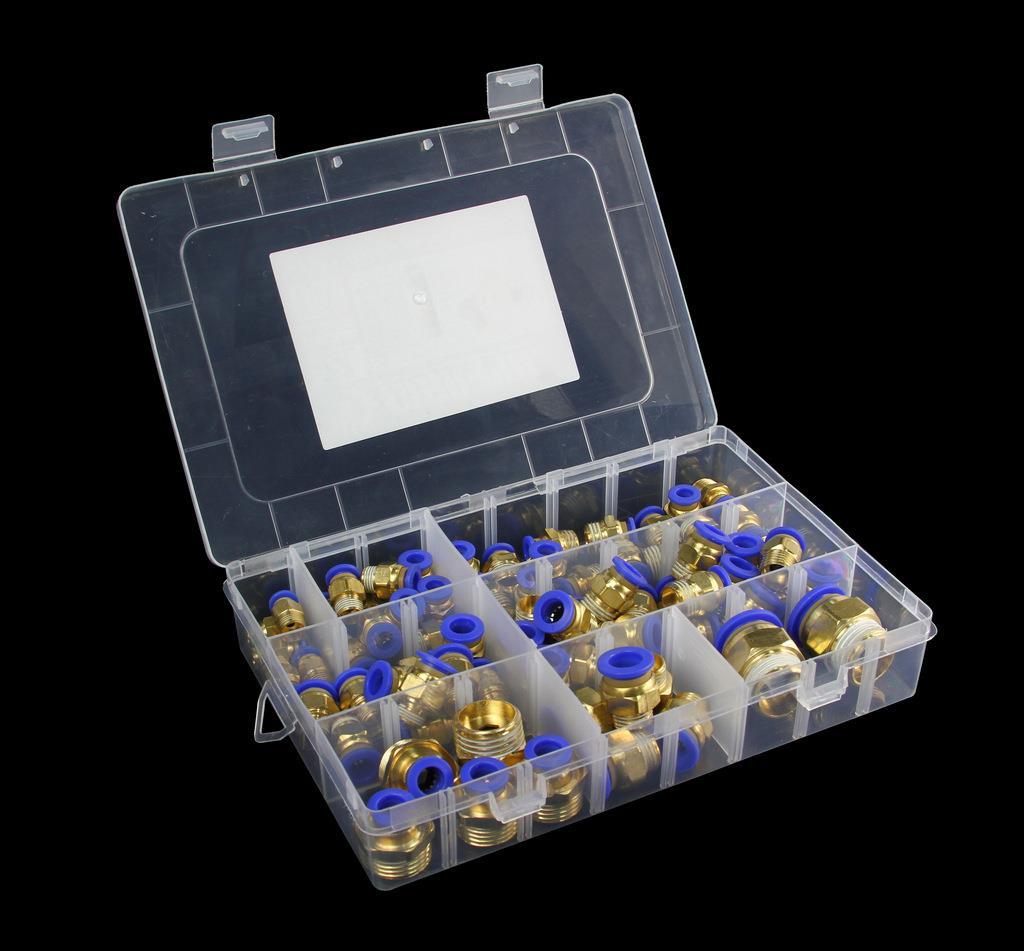 Set conectori rapizi pneumatici 72 piese - Bjc tools