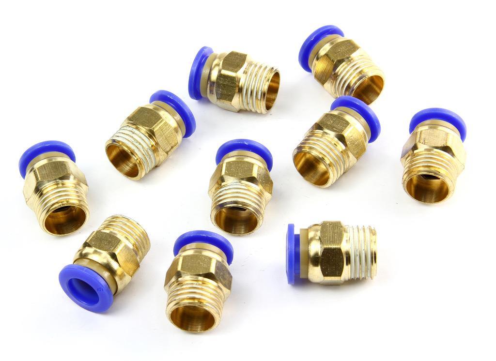 SET CONECTORI RAPIZI PNEUMATICI CU FILET 1/4" 8MM 10BUC - Bjc tools