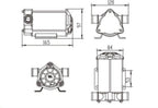 Pompa de transfer universala, pompa apa ulei motorina 220 volti - Bjc tools