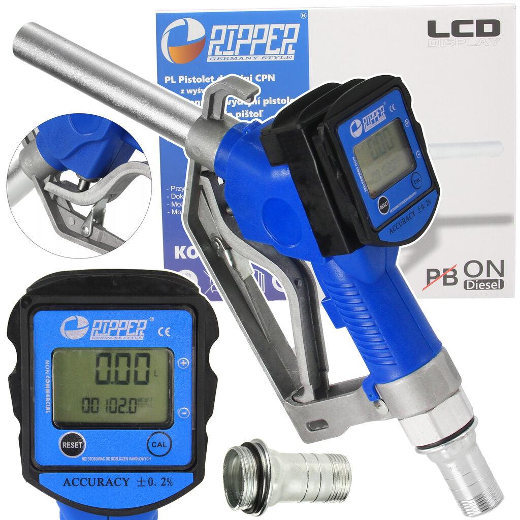 Pistol pentru pompa combustibil cu contor digital LCD 75 l/min CPN - Bjc tools