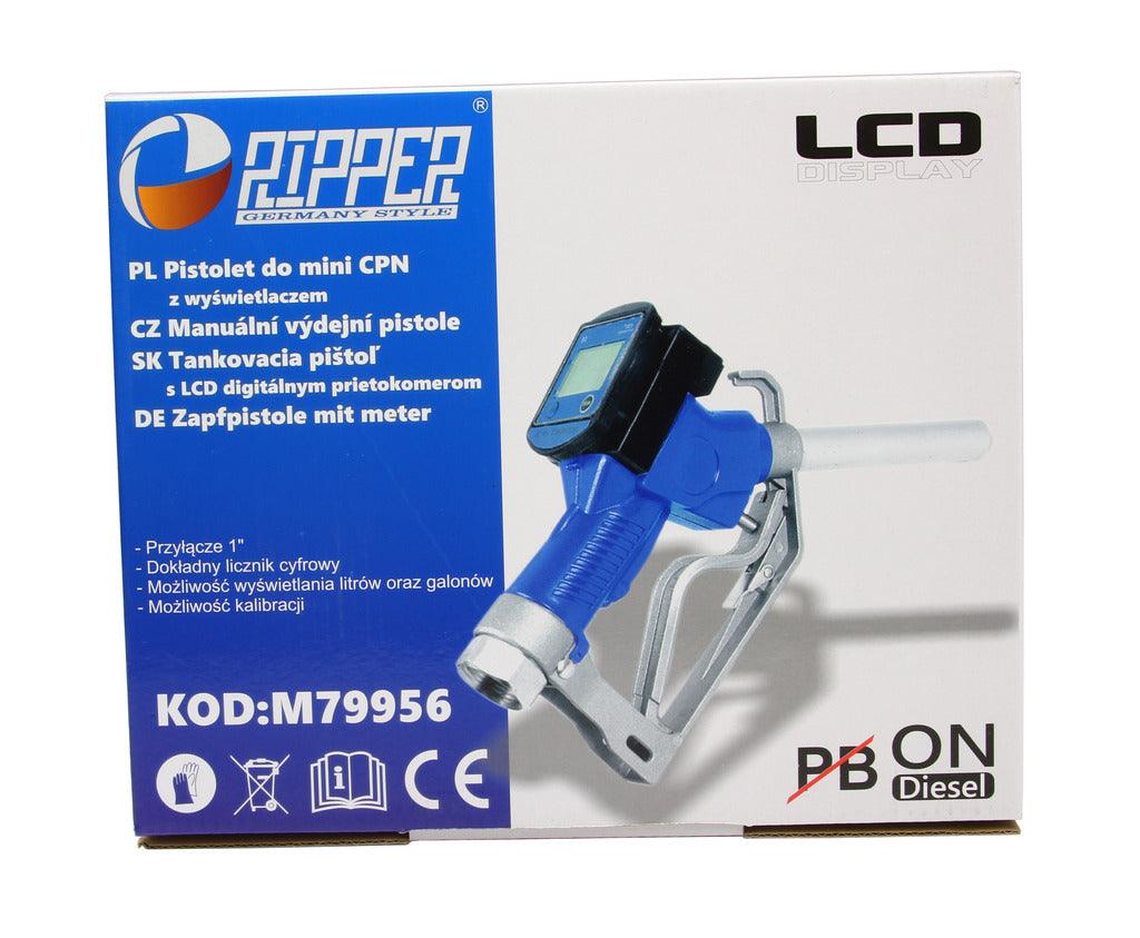Pistol pentru pompa combustibil cu contor digital LCD 75 l/min CPN - Bjc tools