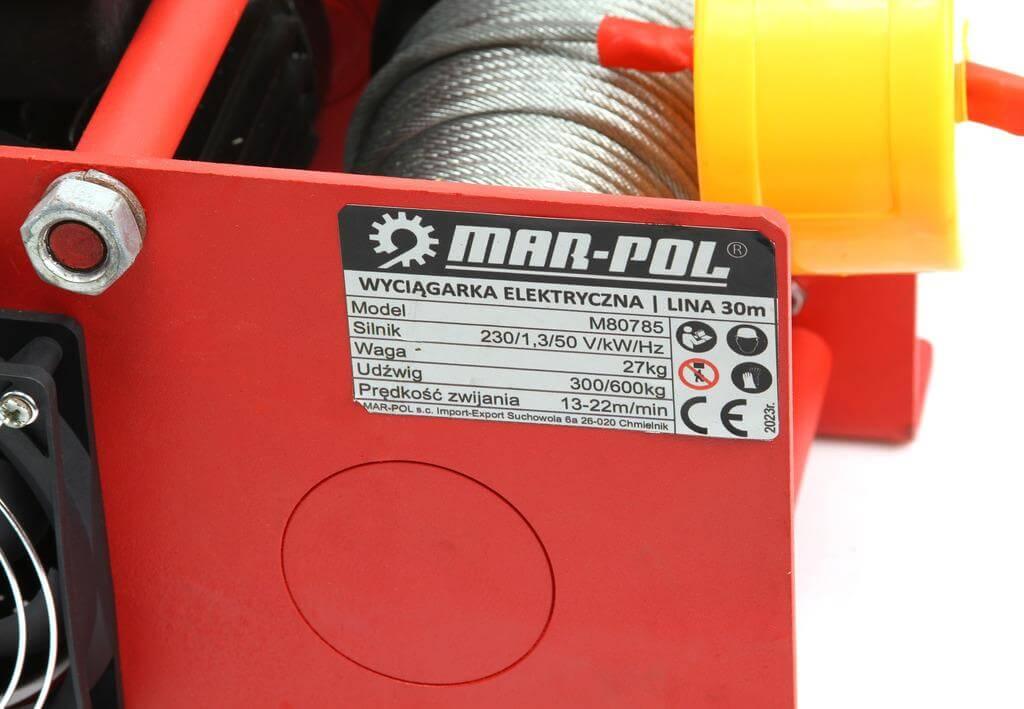 Troliu electric cu sufa 600 kg 30 metri Profesional - Bjc tools