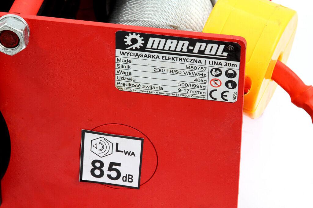 Troliu electric cu sufa 500/1000kg 230v 550w 30m - Bjc tools
