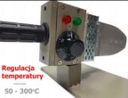 Masina de sudat tevi PPR PVC PE 1100W 20 - 63 mm Plita lipit ppr - Bjc tools