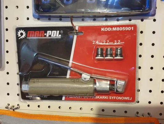 Pistol de sablat cu duze de ceramica incluse pentru aparat de sablat