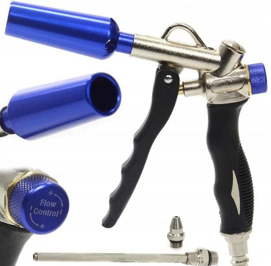 Pistol de suflat aer reglabil cu 3 duze Venturi Profi - Bjc tools