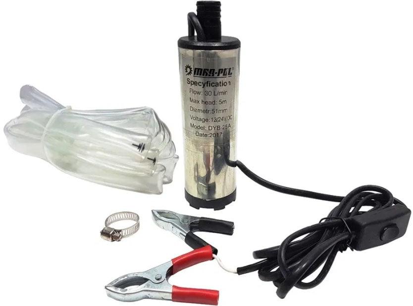 Pompa transfer combustibil diesel motorina si ulei 12 si 24 v Premium - Bjc tools Imagine principală a produsului