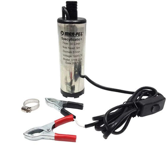 Pompa transfer combustibil diesel motorina ulei 12/24v - Bjc tools