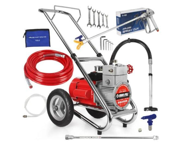Pompa de vopsit zugravit lavabila Airless 1500w 4L/min - Bjc tools