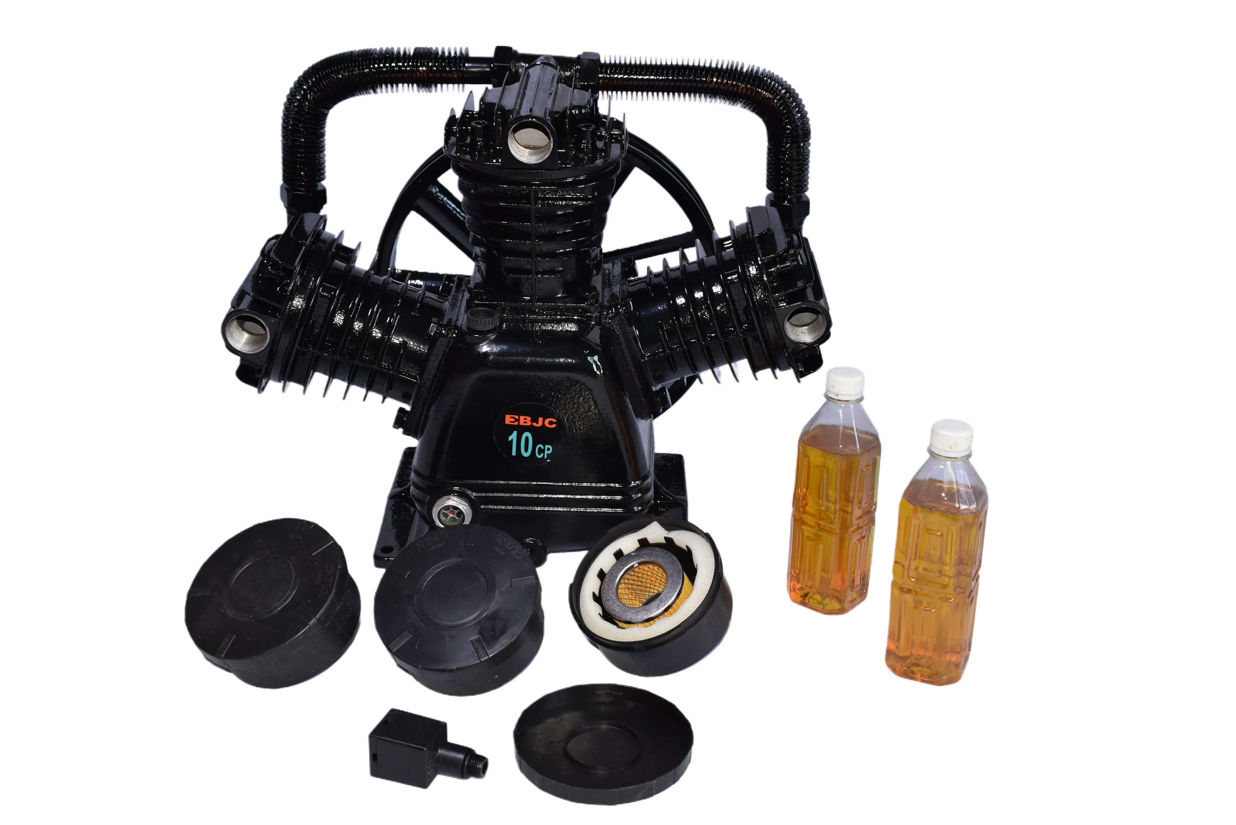 Pompe pentru compresor cu 3 cilindri 5.5kw 10 CP 1150L/min, Cap compresor aer 3 pistoane Imagine principală a produsului