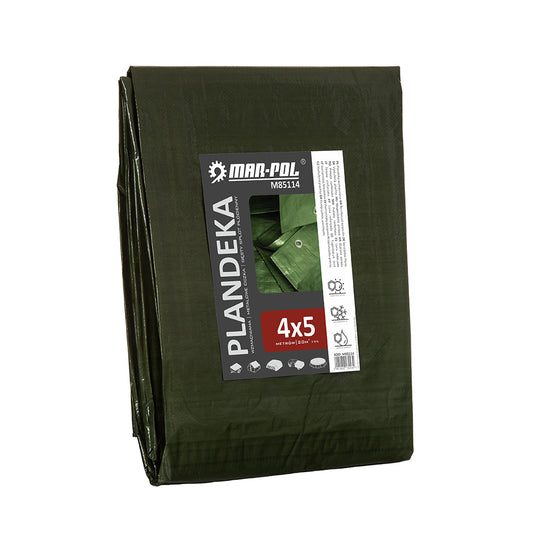 Prelată verde groasă 4x5m