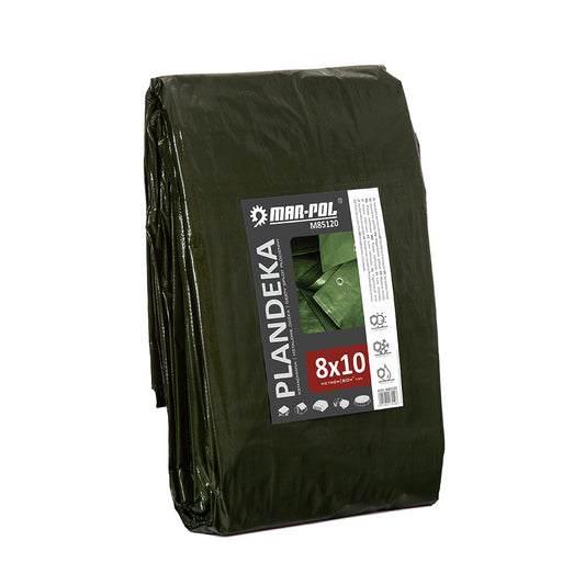 Prelată verde groasă 8x10m 120 g/m²