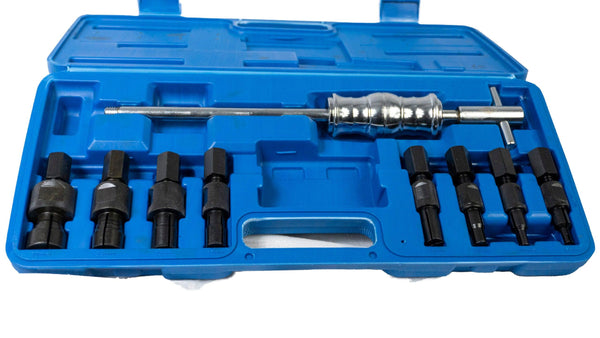 Presa extra rulmenti interiori cu ciocan glisant - set 9 piese (8 mm -  32 mm) - Bjc tools
