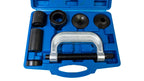 Presa universala cu cadru tip C pentru pivoti, rotule, bucse, capete de bara si cruci cardanice - Trusa extractoare 4WD - Bjc tools