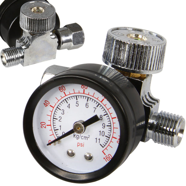 Regulator de presiune pentru scule pe aer comprimat 1-11 bari filet 1/4, reductor presiune