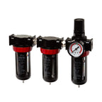 Regulator triplu filtru aer comprimat 1/2” cu manometru – 3 etape
