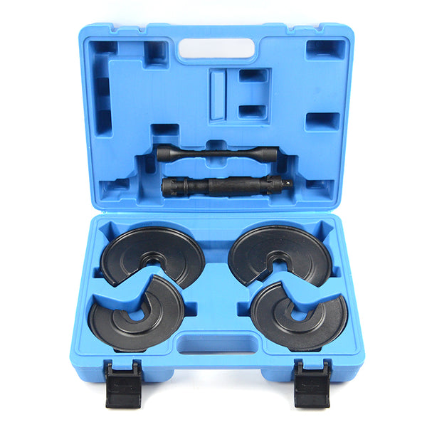 Trusa presa telescopica cu discuri pentru extras si comprimat arcuri suspensie (Wishbone / McPherson)