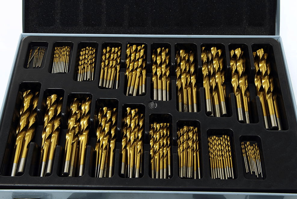 Set de burghie pentru metal HSS acoperite cu TITAN 170 de piese - Bjc tools