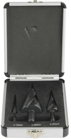 SET DE BURGHIE TREPTATE – 3 PIESE HSS4241 BURGHIE CONICE CU SPIRALĂ - Bjc tools