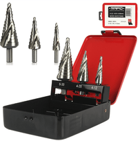 SET DE BURGHIE TREPTATE – 3 PIESE, Burghiu conic - Bjc tools
