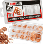 Set de șaibe din cupru – 160 piese - Bjc tools