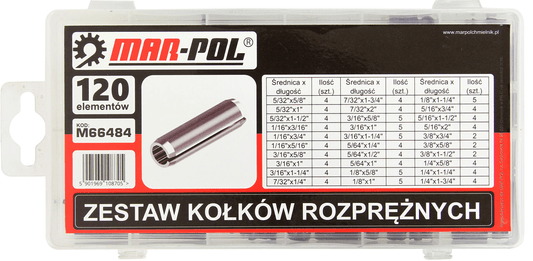 SET PIN EXPANDARE 120 BUC