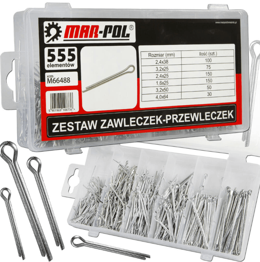 Set de șplinturi (pini de siguranță) – 555 de bucăți - Bjc tools