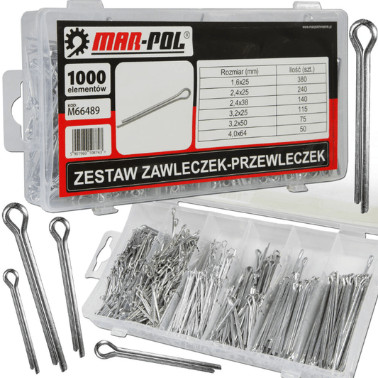 Set de șplinturi (pini de siguranță) – 1000 de bucăți - Bjc tools