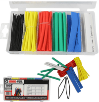 SET 100 TUBURI TERMOCONTRACTABILE COLORATE, Tuburi varnis - Bjc tools