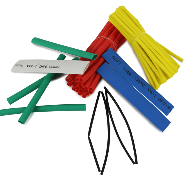 SET 128 TUBURI TERMOCONTRACTILE COLORATE, Tuburi varnis termocontractabile - Bjc tools