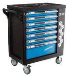 DULAP DE SERVICE CU 7 SERTARE – 258 PIESE - Bjc tools