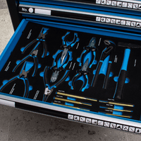 DULAP DE SERVICE CU 7 SERTARE – 258 PIESE - Bjc tools