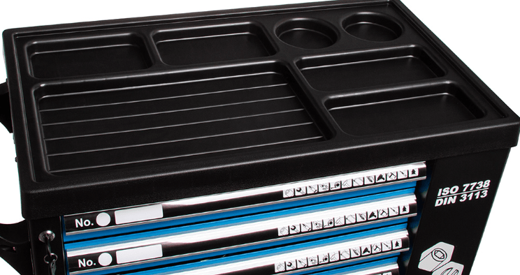 DULAP DE SERVICE CU 7 SERTARE – 258 PIESE - Bjc tools