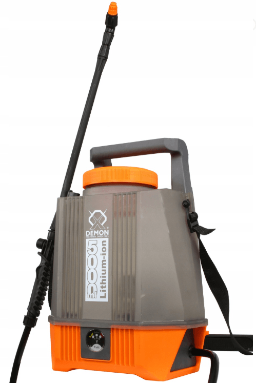 Pulverizator cu acumulator DEMON 5L cu lance compozită, Pompa de stropit - Bjc tools