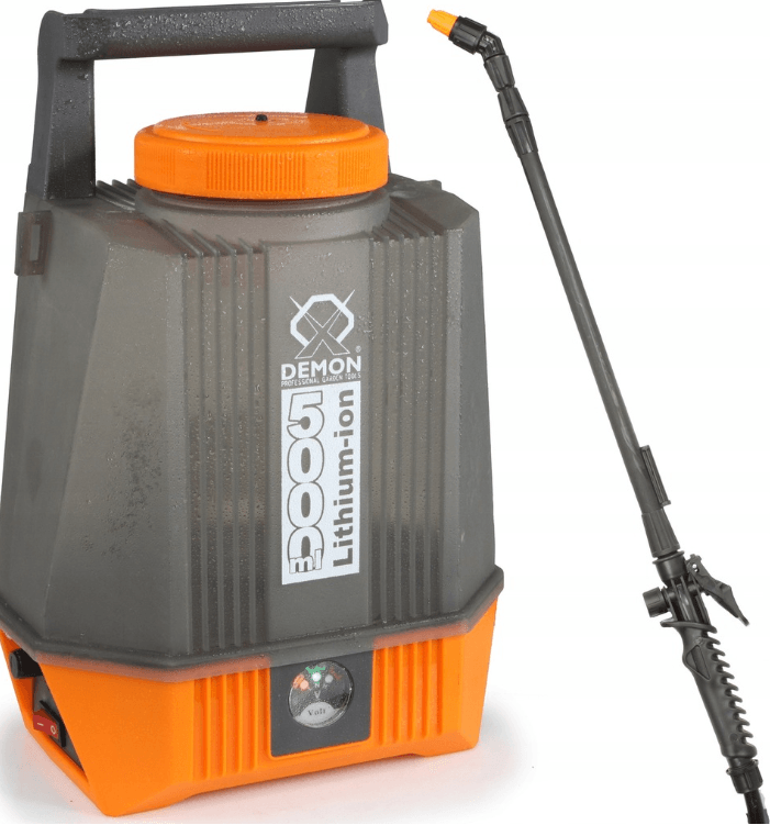 Pulverizator cu acumulator DEMON 5L cu lance compozită, Pompa de stropit - Bjc tools