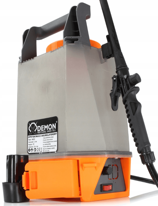 Pulverizator cu acumulator DEMON 5L cu lance compozită, Pompa de stropit - Bjc tools