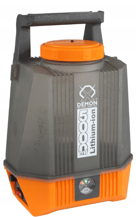 Pulverizator cu acumulator DEMON 5L cu lance compozită, Pompa de stropit - Bjc tools
