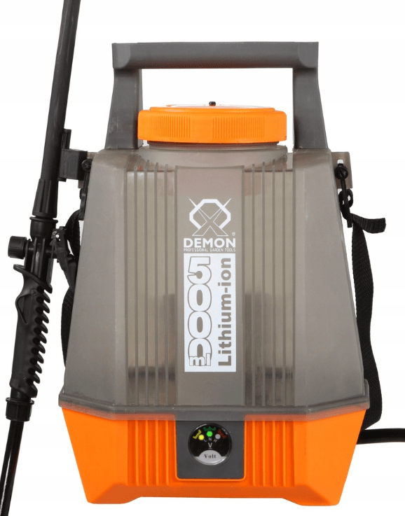 Pulverizator cu acumulator DEMON 5L cu lance compozită, Pompa de stropit - Bjc tools