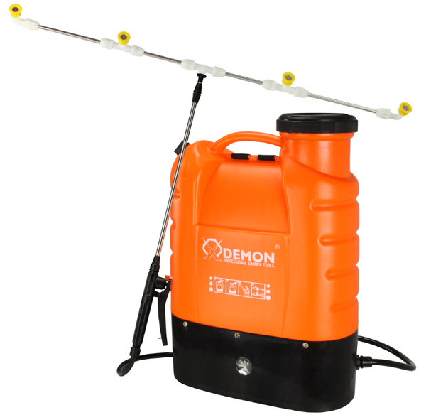 Pulverizator electric de spate DEMON 16L – cu acumulator, Pompa de stropit - Bjc tools