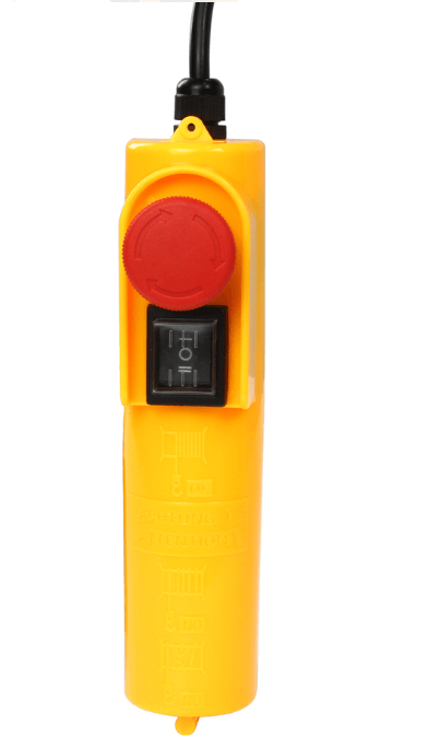 Telecomandă cu fir pentru troliu electric 230V – comenzi SUS/JOS, Telecomanda electropalan - Bjc tools