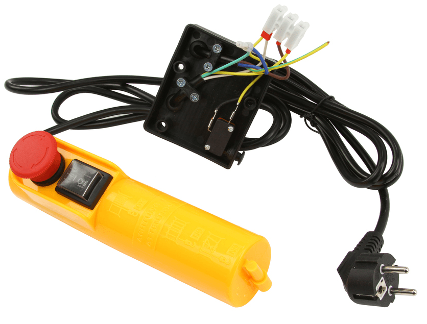 Telecomandă cu fir pentru troliu electric 230V – comenzi SUS/JOS, Telecomanda electropalan - Bjc tools