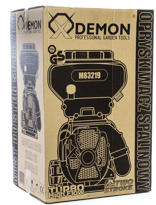 ATOMIZOR CU MOTOR TERMIC PE SPATE 16L CU POMPĂ – DEMON - Bjc tools