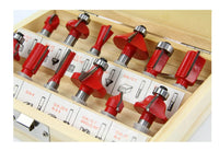 Set de freze pentru lemn cu tija 12 Buc